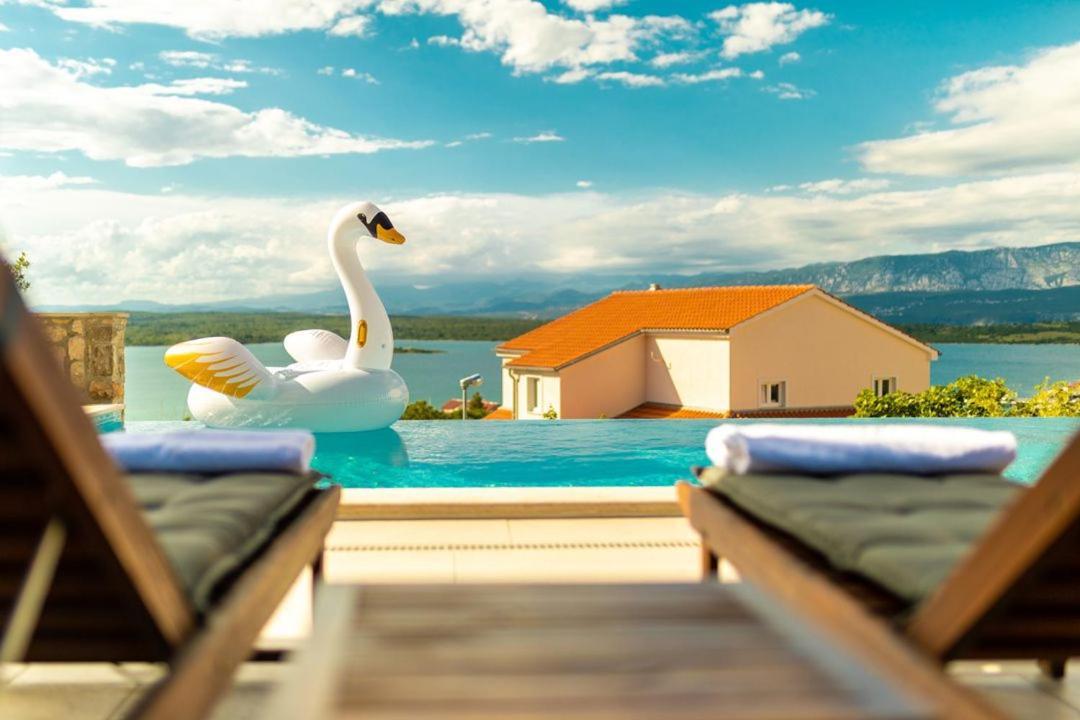 Luxury Villa Allen With Pool Klimno Εξωτερικό φωτογραφία