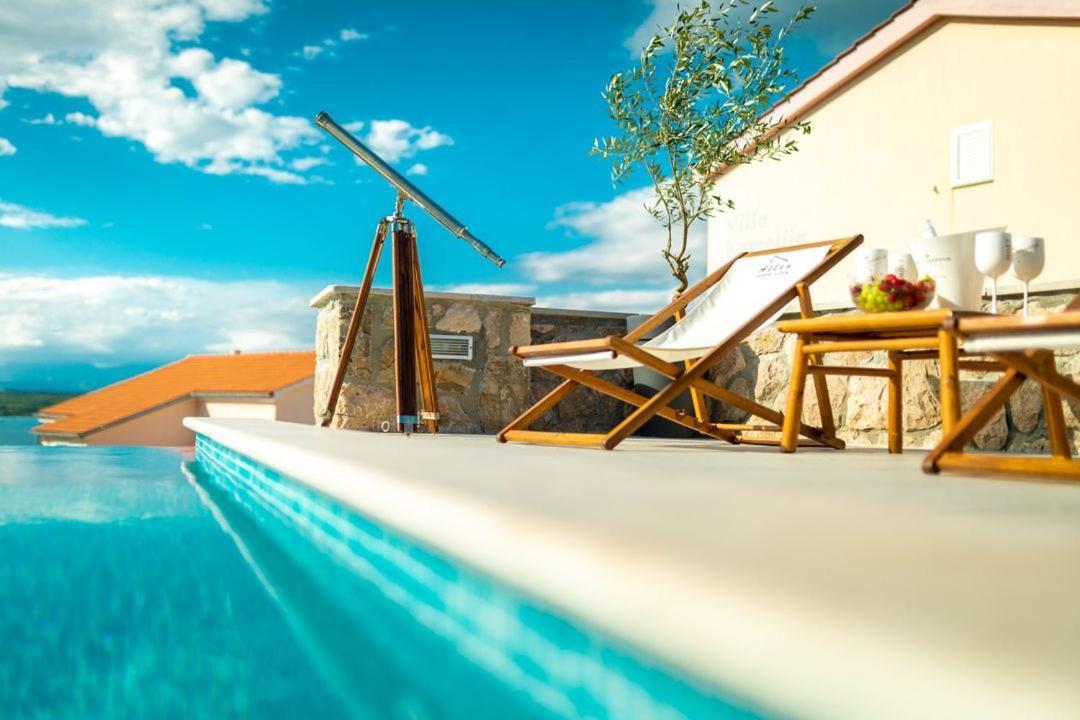 Luxury Villa Allen With Pool Klimno Εξωτερικό φωτογραφία