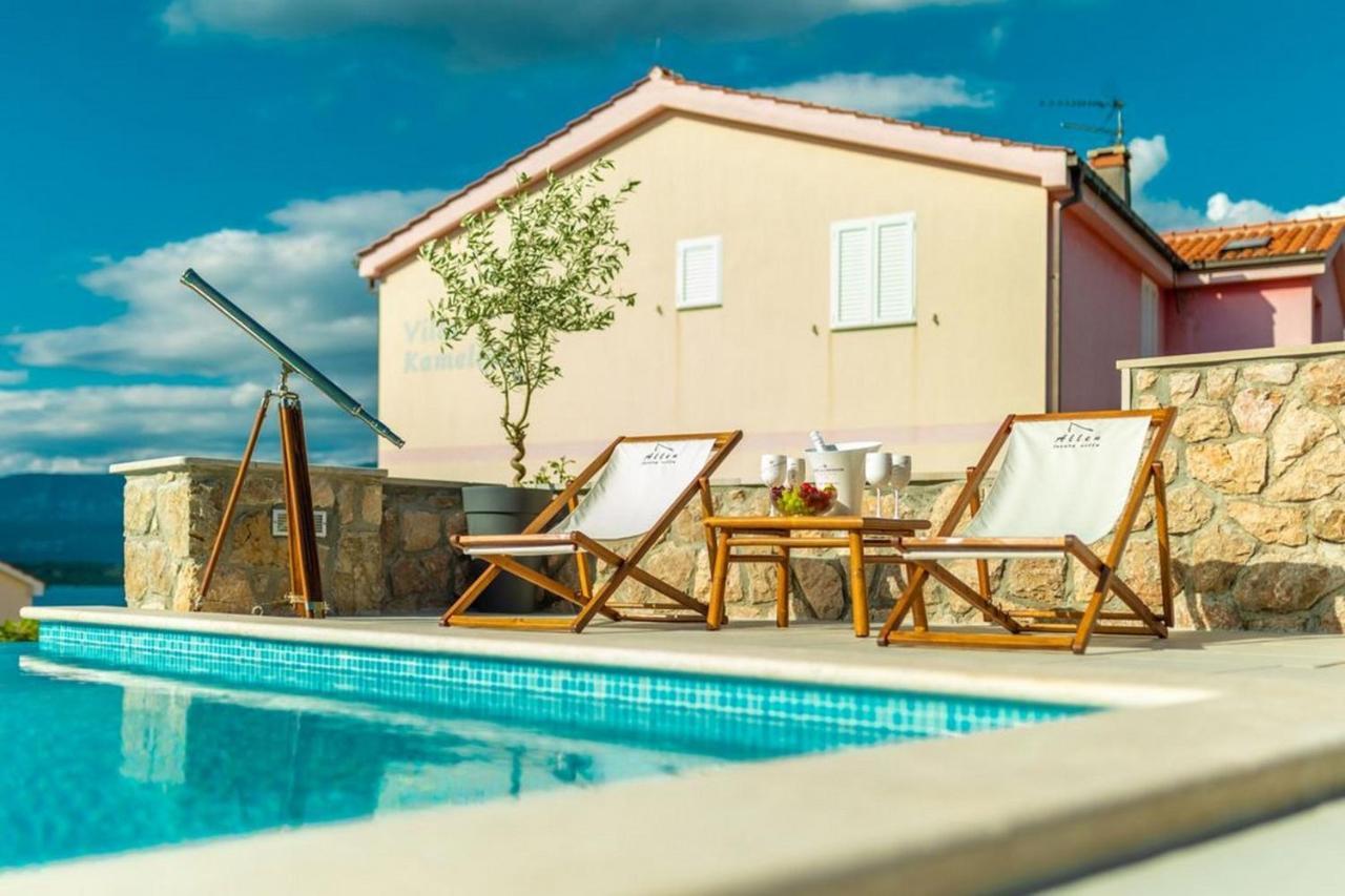 Luxury Villa Allen With Pool Klimno Δωμάτιο φωτογραφία