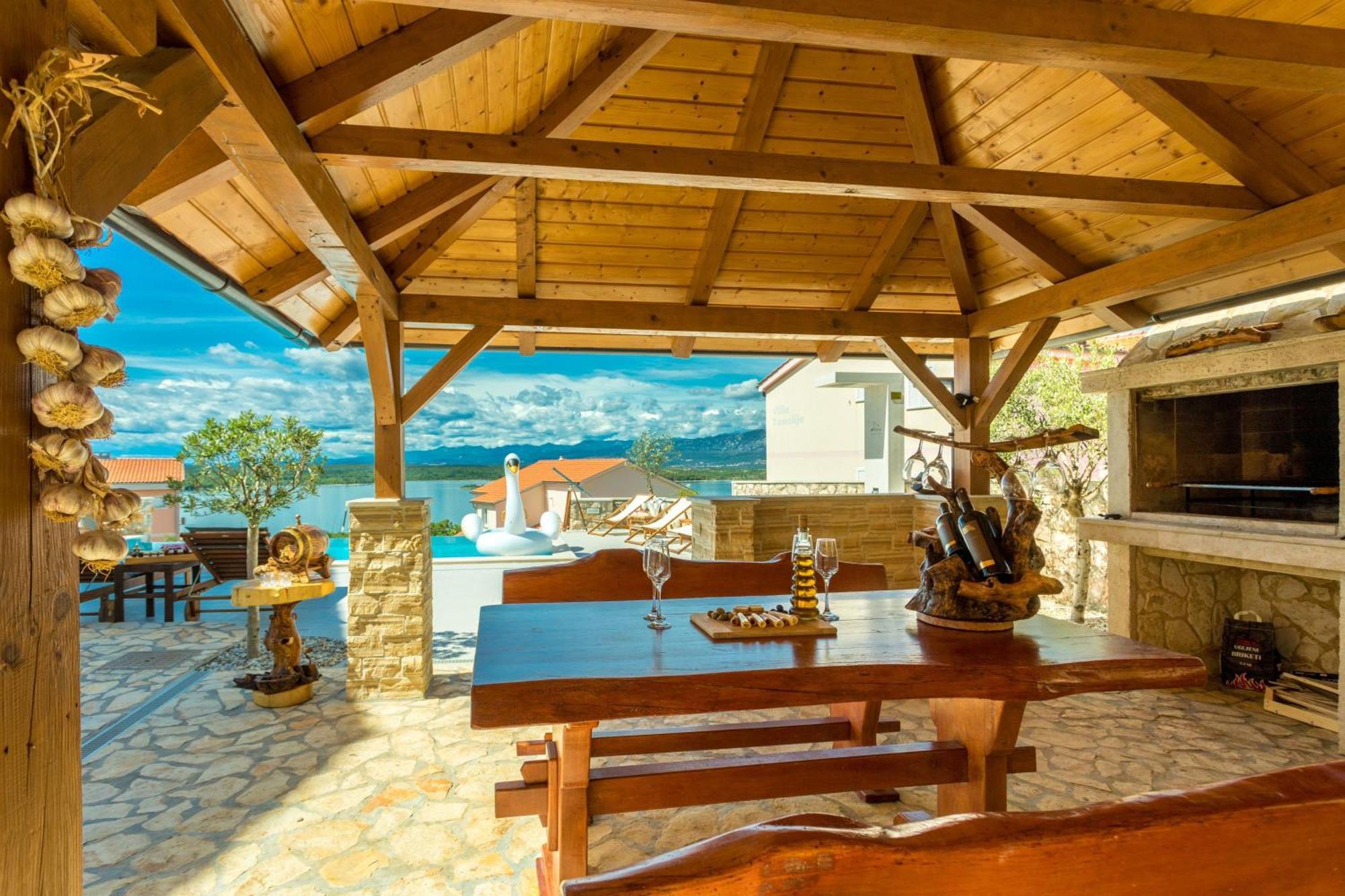 Luxury Villa Allen With Pool Klimno Δωμάτιο φωτογραφία