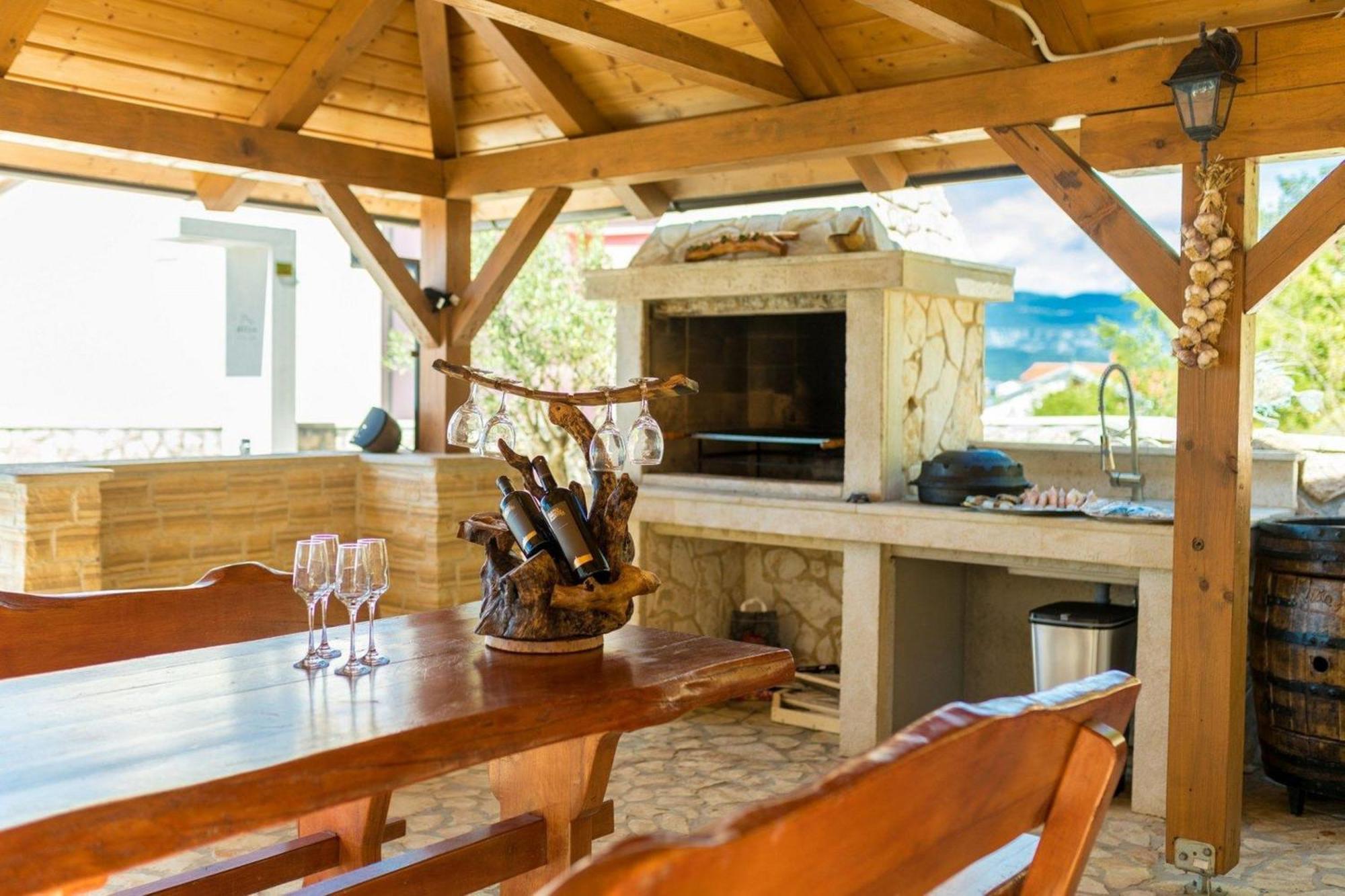 Luxury Villa Allen With Pool Klimno Δωμάτιο φωτογραφία